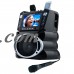 Karaoke USA GF846 Bluetooth Karaoke Machine with Synchronized LEDs   565368906